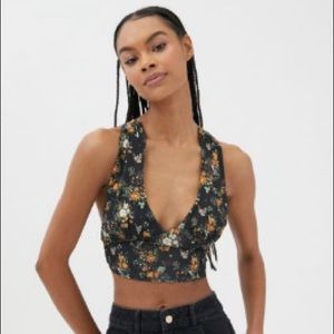 urban outfitters phoenix plunging halter top